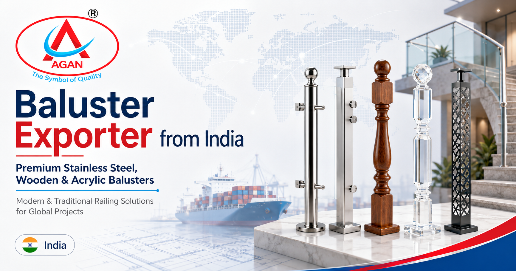 Baluster Exporter from India