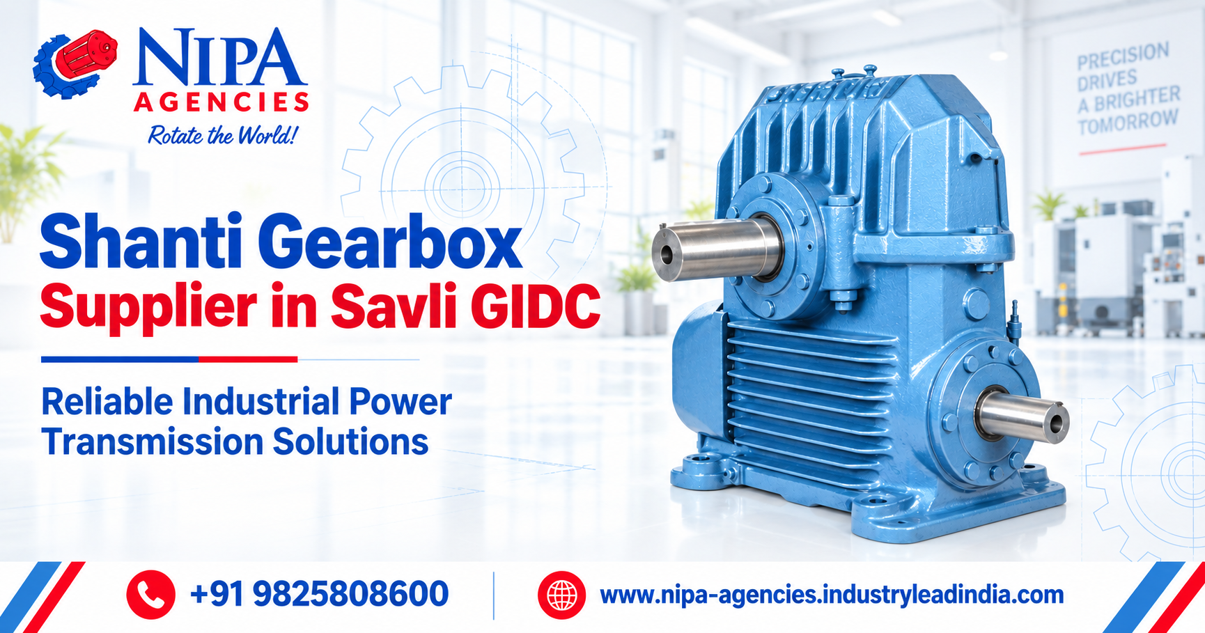 Shanti gearbox supplier in Savli GIDC