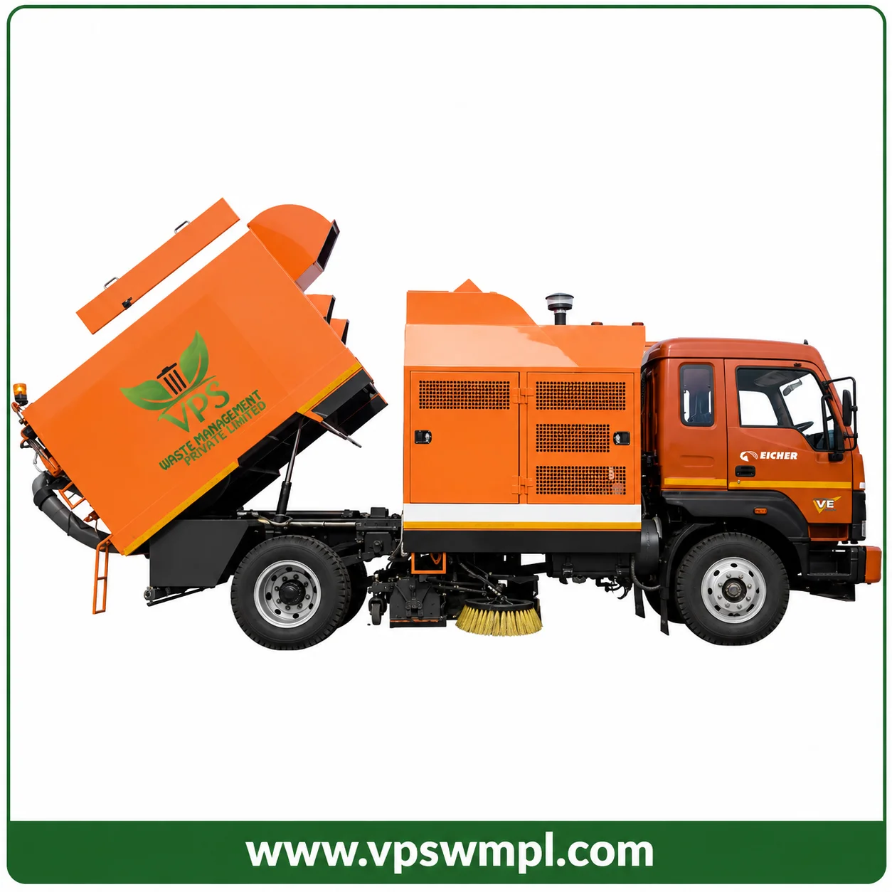 TRUCK MOUNTED DUST VACUUM SWEEPER
