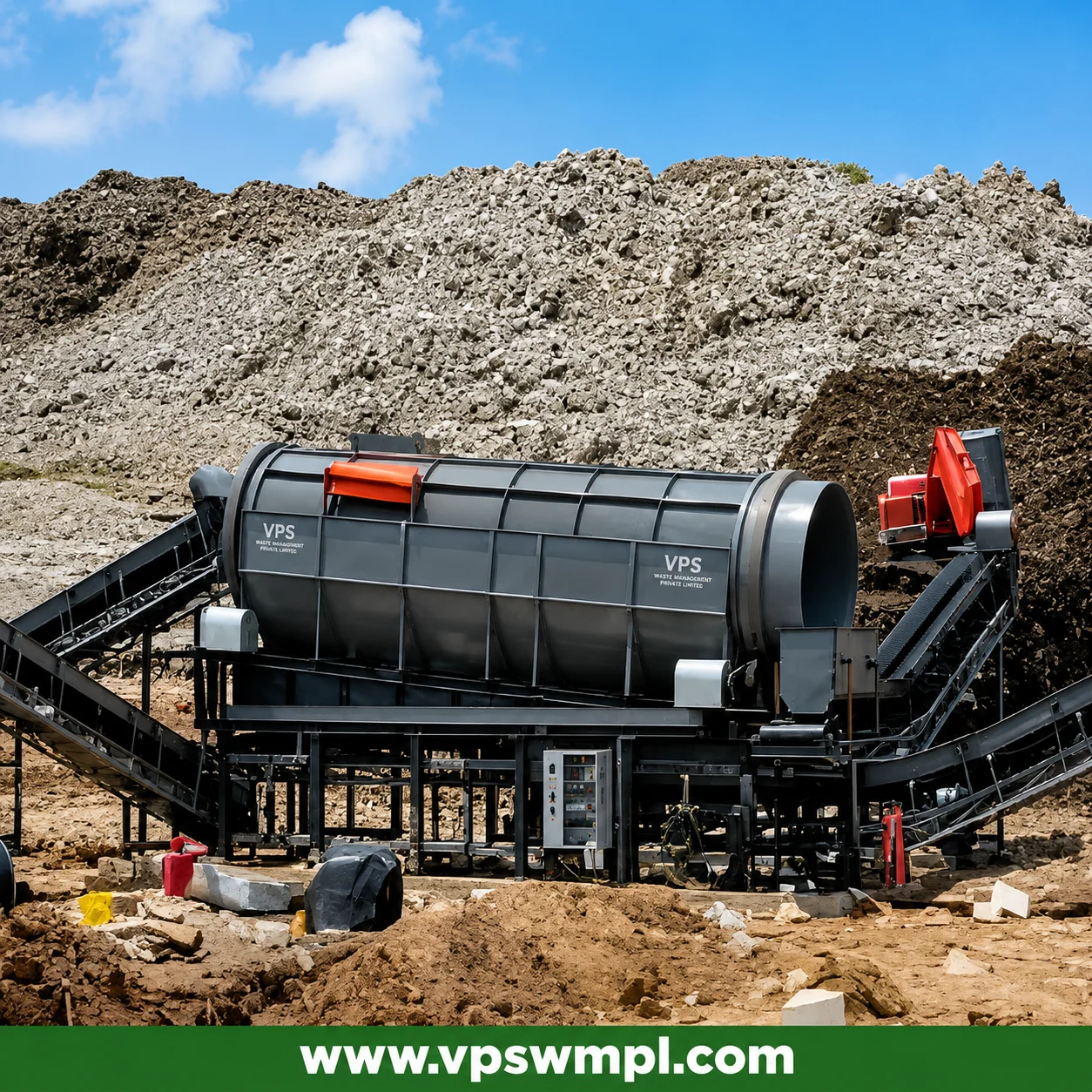 TROMMEL MACHINE OR TROMMEL SCREEN MACHINE
