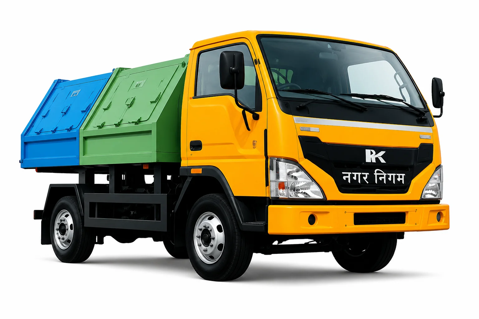 GARBAGE OPEN CLOSED BODY TIPPER