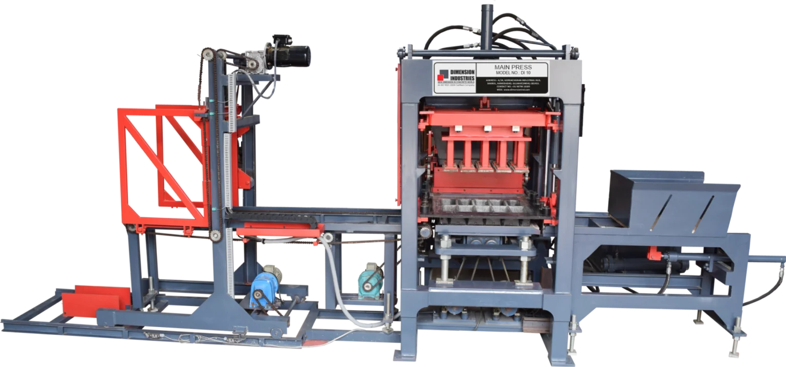 FULLY AUTOMATIC PAVER BLOCK MAKING MACHINE DI10