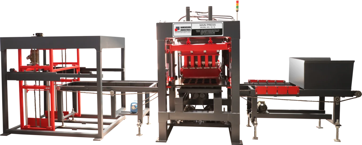 FULLY AUTOMATIC SOLID BLOCK MAKING MACHINE DI18