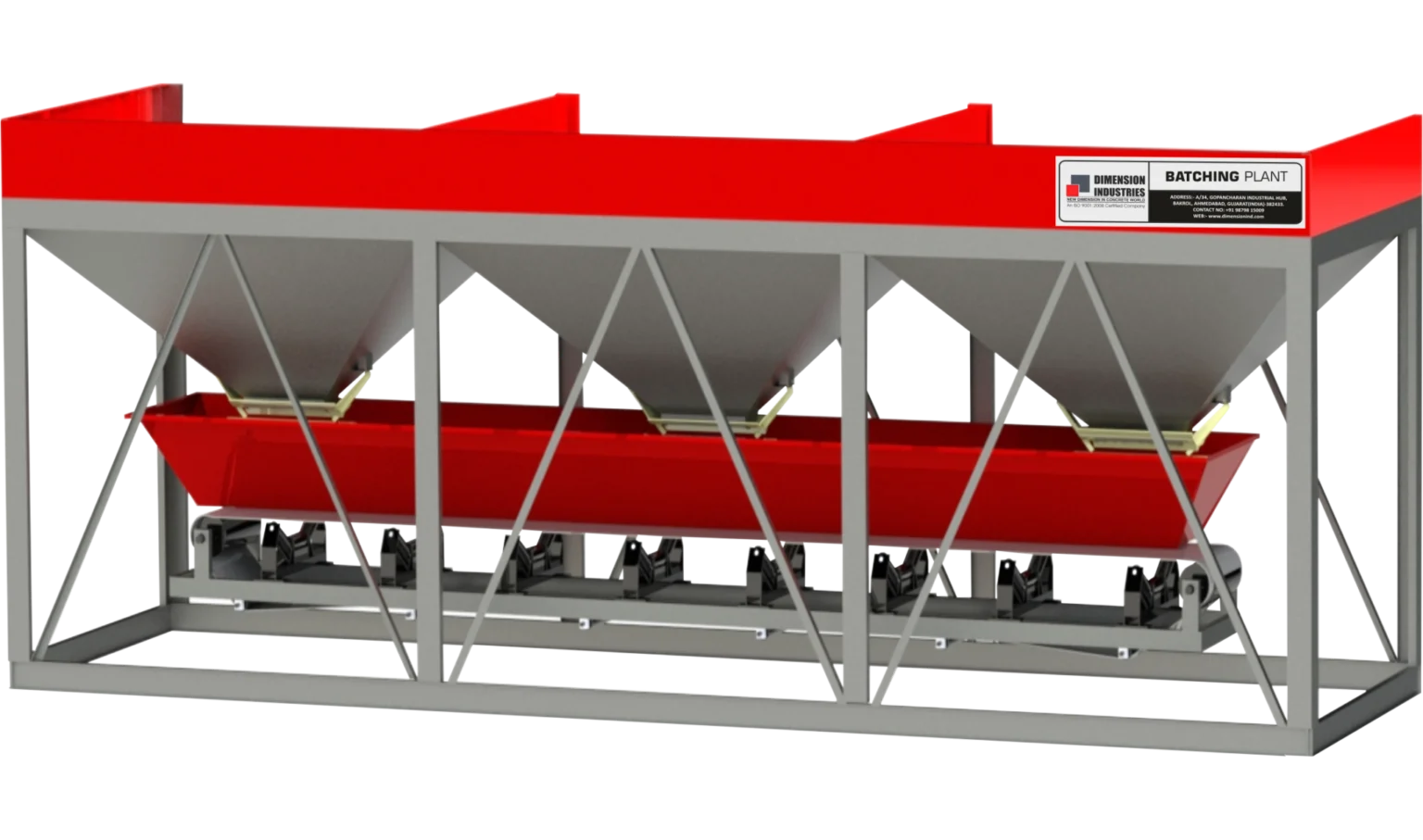 3 BIN BATCHING PLANT