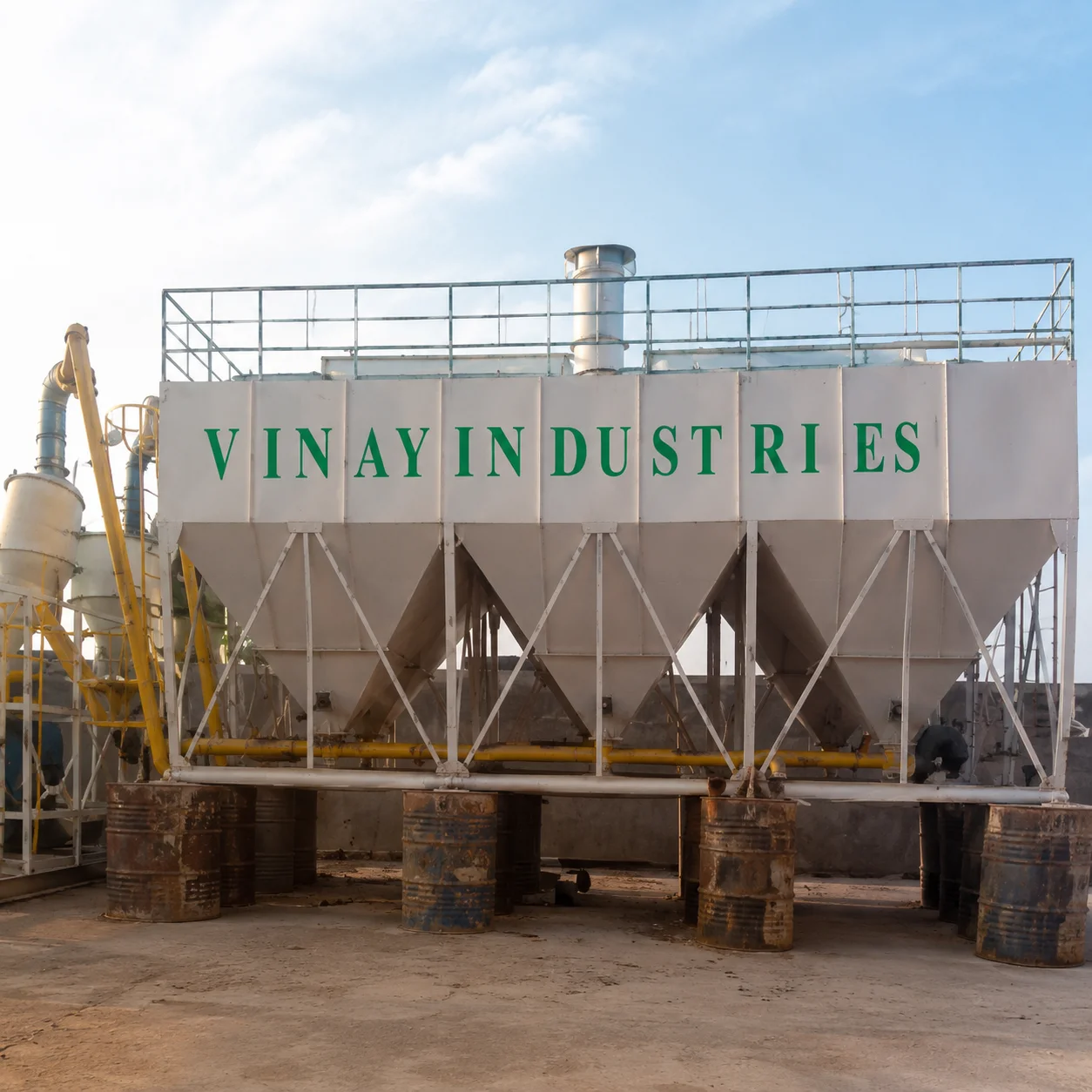 HORIZONTAL CEMENT / FLY ASH STORAGE SILO