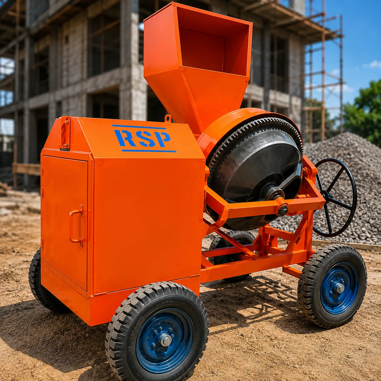 CONCRETE MIXTURE MACHINE (SECOND CONFIGURATION)