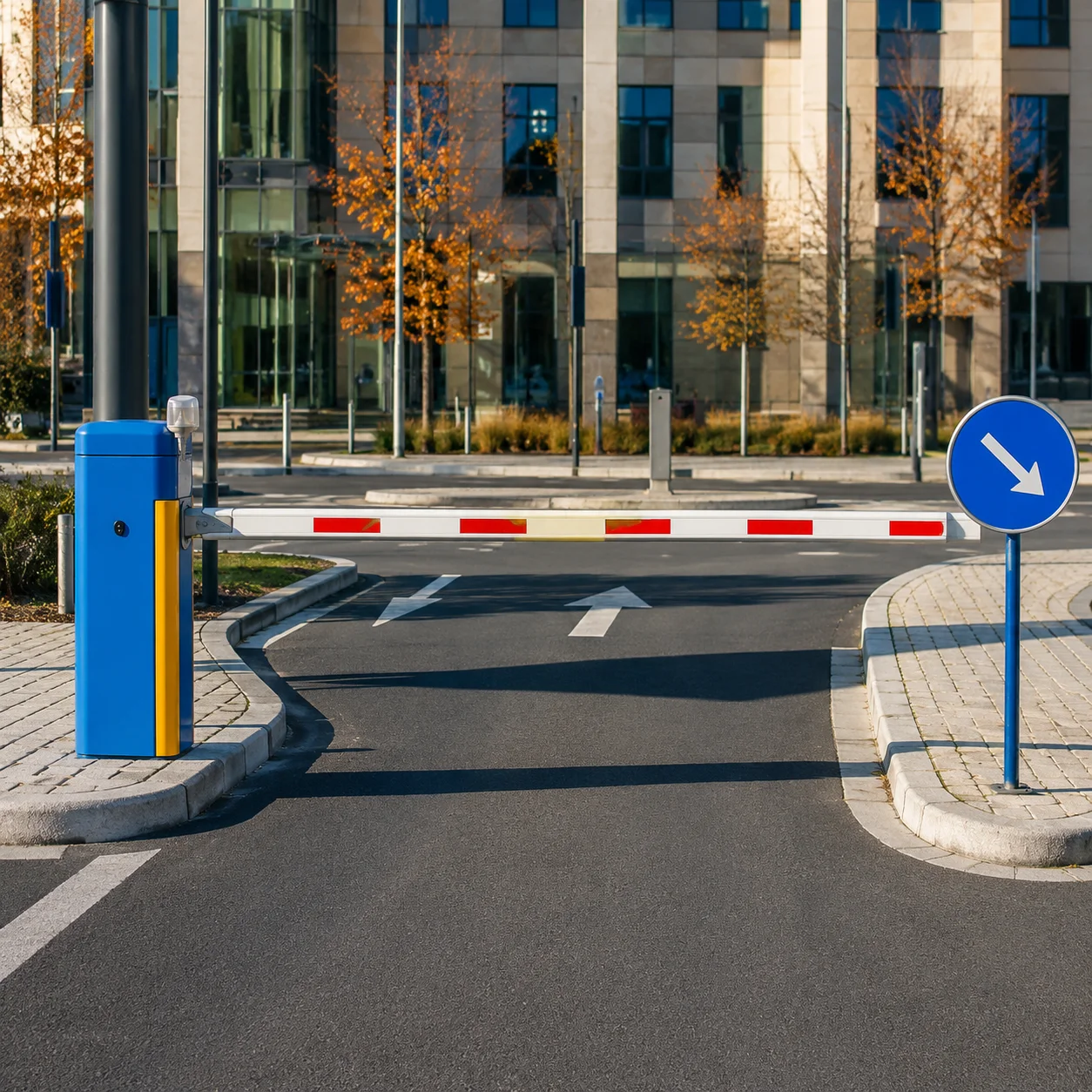 Pneumatic Boom Barrier
